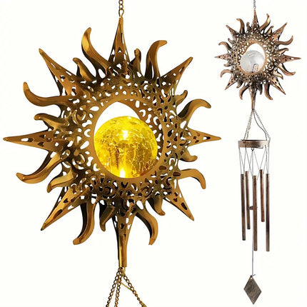 Solar Wind Chime Light Outdoor Waterproof Garden Decoration Courtyard Lamp