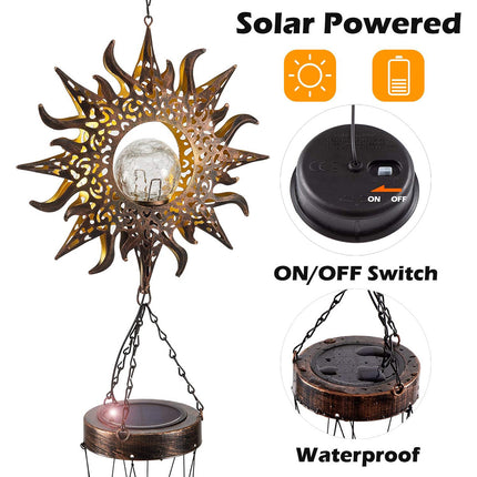 Solar Wind Chime Light Outdoor Waterproof Garden Decoration Courtyard Lamp