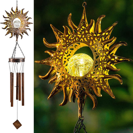 Solar Wind Chime Light Outdoor Waterproof Garden Decoration Courtyard Lamp