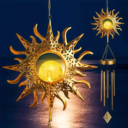 Solar Wind Chime Light Outdoor Waterproof Garden Decoration Courtyard Lamp