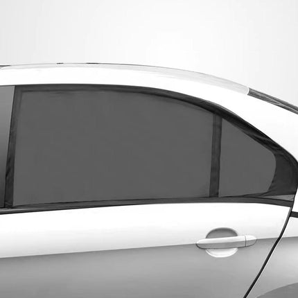 2pcs Car Window Screen Mesh Universal Anti Mosquito Sunshade Curtain Protector
