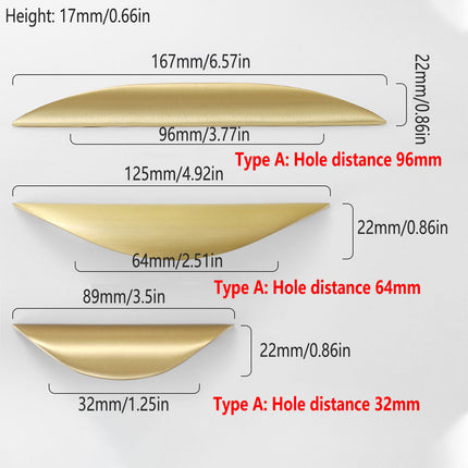Chinese Cabinet Door Handle Pure Copper Pull Drawer Hand Handle Furniture