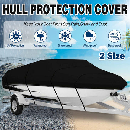 Boat Cover Model Waterproof Outdoor Yacht Dust Protector Hull Shield Blue Tarp