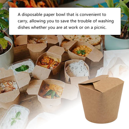 50PCS Food Grade Fast Food Takeaway Boxes Leakproof Greaseproof 16/26/32OZ