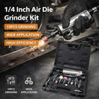 1/4 Inch Air Die Grinder Kit Pneumatic Rotary Tool Set for Metal Wood Auto Repair
