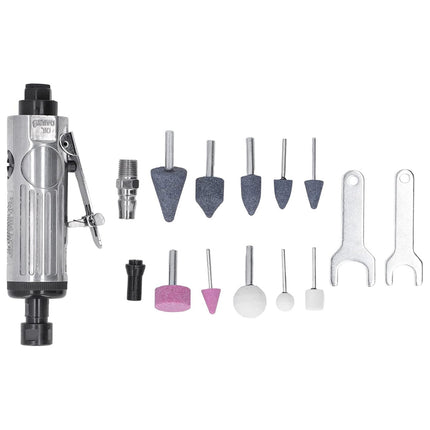 1/4 Inch Air Die Grinder Kit Pneumatic Rotary Tool Set for Metal Wood Auto Repair