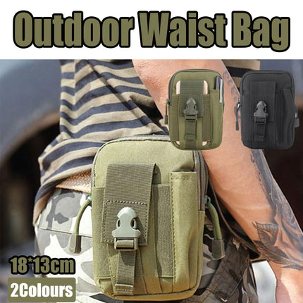 Outdoor Tactical Waist Bag Durable For Hiking Camping Travel Sports Use