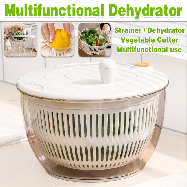 Salad Spinner Vegetable Dryer Fruit Dehydrator Multi Functional Kitchen Tool