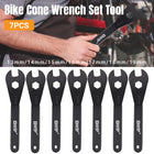 7PCS Bicycle Cone Wrench Tool Set Hub Adjustment Spanner Cycling Maintenance AU