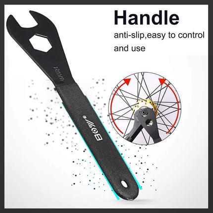 7PCS Bicycle Cone Wrench Tool Set Hub Adjustment Spanner Cycling Maintenance AU