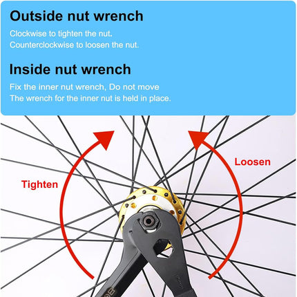 7PCS Bicycle Cone Wrench Tool Set Hub Adjustment Spanner Cycling Maintenance AU