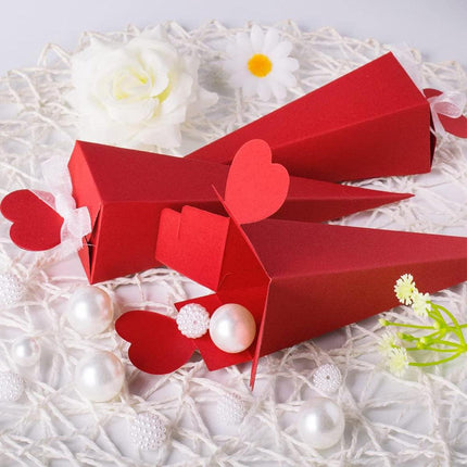 Cone Candy Boxes 50pcs Ice Cream Shape Gift Boxes Party Favour Treat Packaging