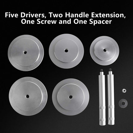 Truck Hub Seal Installer Kit Aluminium Drivers Heavy Duty Repair Tool Set