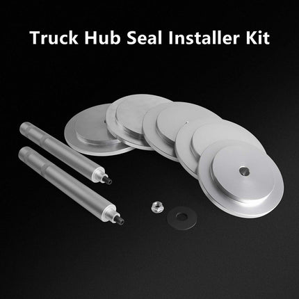 Truck Hub Seal Installer Kit Aluminium Drivers Heavy Duty Repair Tool Set