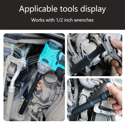 5PCS Extended Hex Socket Set 1/2 Inch Drive Repair Removal Tool for Automovie