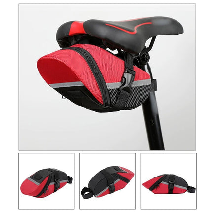 Waterproof Mountain Road Bike Saddle Bag Large Capacity Portable Durable Use