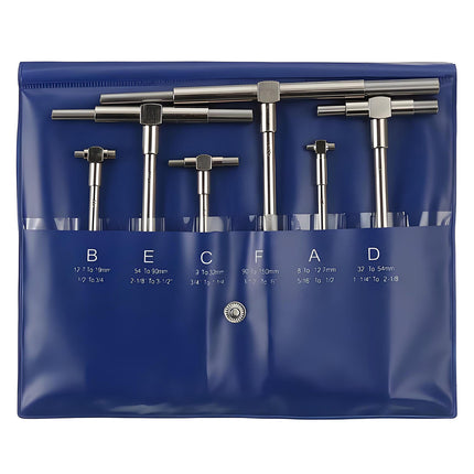 Telescoping Bore Gauge Set 6Pcs 8-150mm Internal Measuring Tool Kit Steel