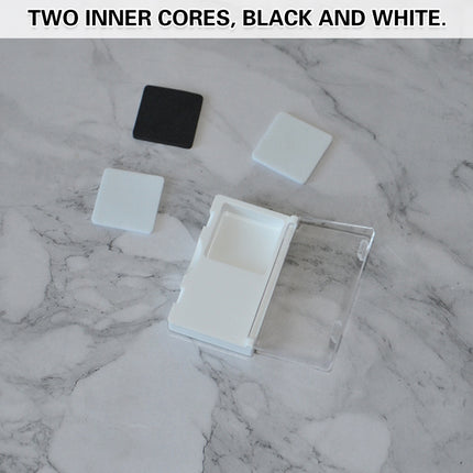 2PCS Acrylic Flip Top Transparent Square Storage Box For Loose Diamonds Gemstones