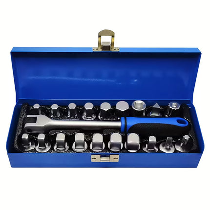 20PCS Oil Drain Sump Plug Key Set 3/8 Drive High Quality Durable Tool Set