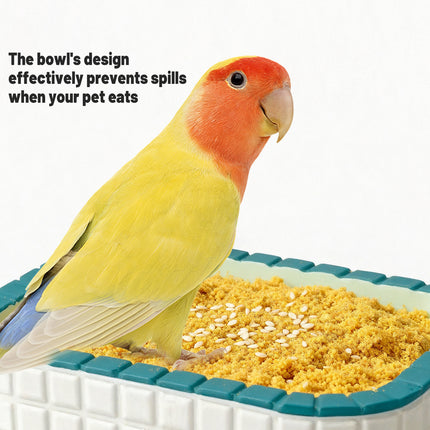 Small Pet Water Bowl Food Bowl Non Slip Durable Easy Clean For Birds Small Animals