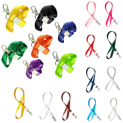 Neck Strap with Clip for ID Badge Name Tag Card Holder Lanyard
