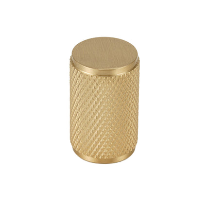 Brass Handle Modern Simple Knurled Copper Pull Closet Drawer Cabinet Door Handle