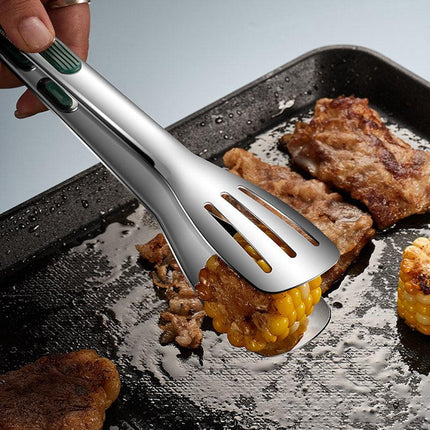 3pcs Stainless Steel Food Holders Kitchen Grill Steak Food Holder Cooking Tools