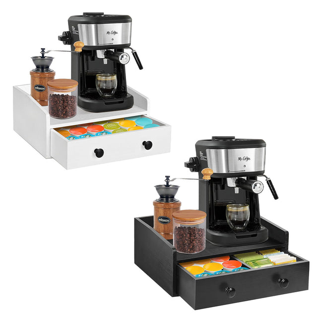 Coffee Drawer Style Storage Box Wooden Large Capacity for Accessories Storage