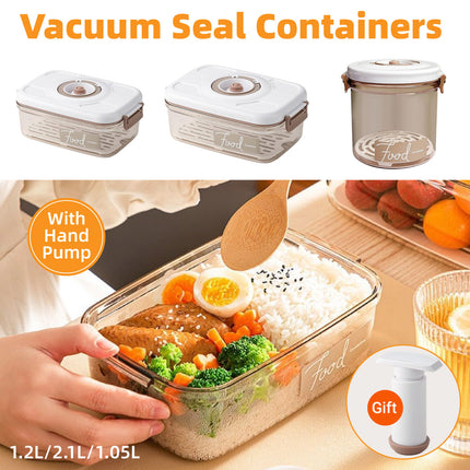 Vacuum Food Storage Box Sealed Container Kitchen Refrigerator Tank for Keeping