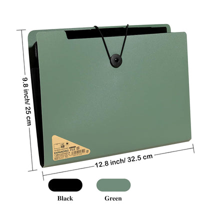 8 Cell File Folder Organizer Bag Test Paper Storage Document Holder School Office
