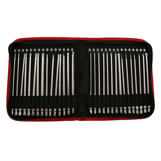 30Pcs 150mm Screwdriver Bit Set Power Tool Accessory Kit For Home Repair Use