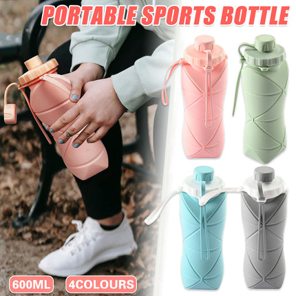 Large Capacity Outdoor Travel Portable Sports Foldable Water Bottle Durable