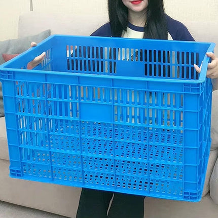 Plastic Rectangular Storage Basket Finishing Transport Box Organizer for Home