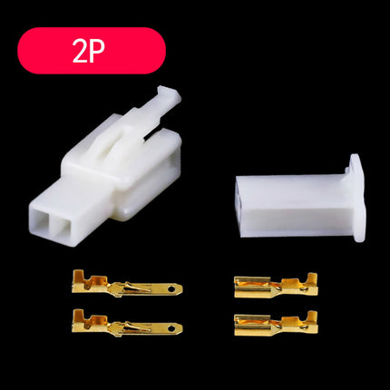 380PCS Motorcycle Electric Vehicle Wire Connector Kit 2/3/4/6 Pin 2.8mm Terminal