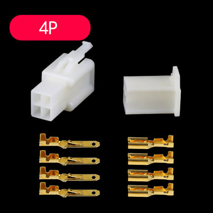 380PCS Motorcycle Electric Vehicle Wire Connector Kit 2/3/4/6 Pin 2.8mm Terminal