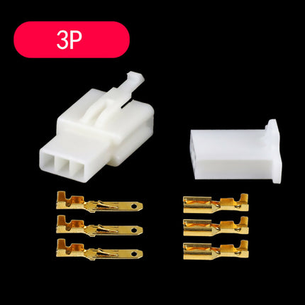 380PCS Motorcycle Electric Vehicle Wire Connector Kit 2/3/4/6 Pin 2.8mm Terminal