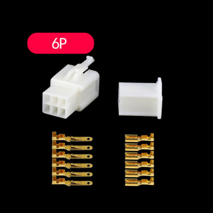 380PCS Motorcycle Electric Vehicle Wire Connector Kit 2/3/4/6 Pin 2.8mm Terminal