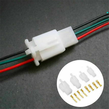 380PCS Motorcycle Electric Vehicle Wire Connector Kit 2/3/4/6 Pin 2.8mm Terminal