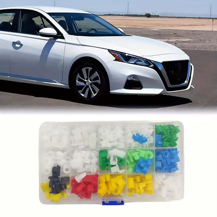 160pcs Plastic Car Door Clip Set Auto Interior Panel Repair Replacement