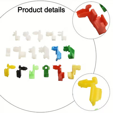 160pcs Plastic Car Door Clip Set Auto Interior Panel Repair Replacement