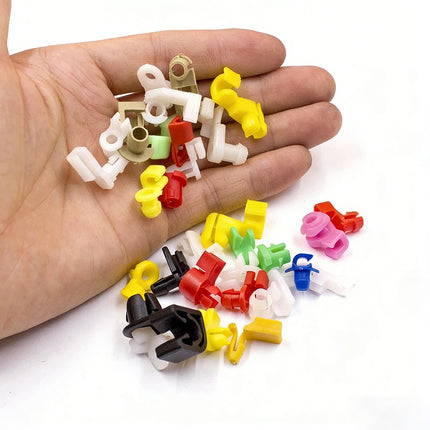 160pcs Plastic Car Door Clip Set Auto Interior Panel Repair Replacement