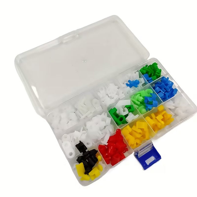160pcs Plastic Car Door Clip Set Auto Interior Panel Repair Replacement