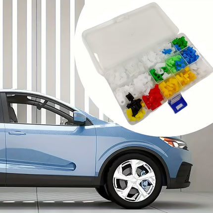 160pcs Plastic Car Door Clip Set Auto Interior Panel Repair Replacement
