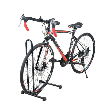 Bike Parking Rack Floor Stand Universal Black Bicycle Storage Organizer Holder