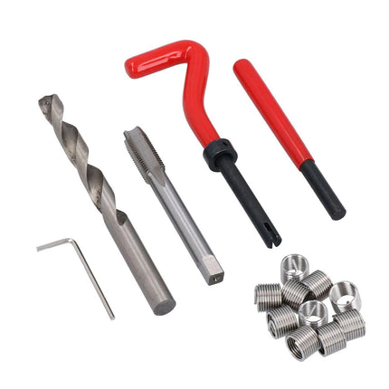15PCS Car Thread Repair Tool Set M14x1.25 Helical Insert Tap Installation Kit