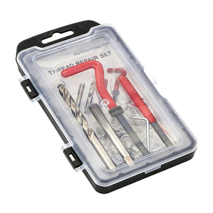 15PCS Car Thread Repair Tool Set M14x1.25 Helical Insert Tap Installation Kit