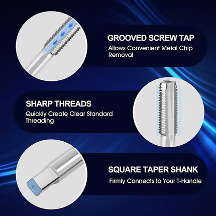 15PCS Car Thread Repair Tool Set M14x1.25 Helical Insert Tap Installation Kit