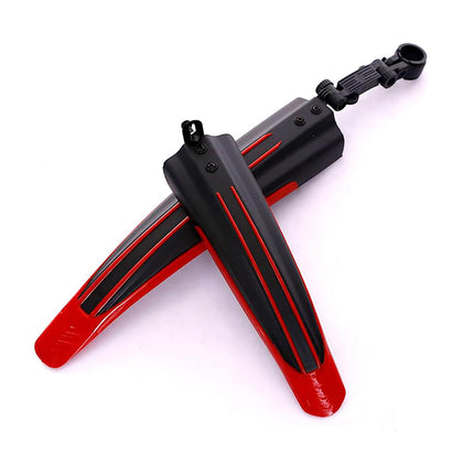 2Sets/4PCS Mountain Bike Mudguard Set Plastic Water Shield Bicycle Fender Kit