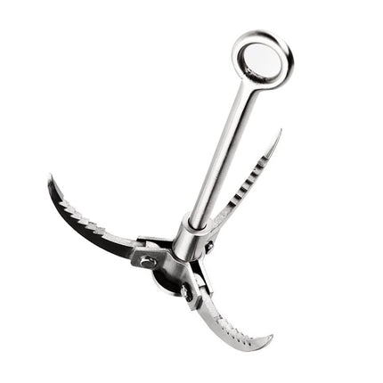 Outdoor Folding Grappling Hook Stainless Steel Claw Tool for Camping and Hiking