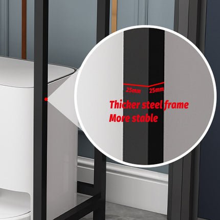 Home Simple Small Square Side Table Sturdy Space Saving For Living Room Bedroom